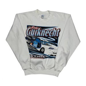 Oak Creek Wisconsin Gildan Graphic Sweatshirt - Medium White Cotton Blend