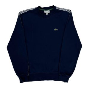 Lacoste Sweatshirt - Large Navy Cotton