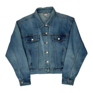 Adriana Sport Denim Jacket - Medium Blue Cotton