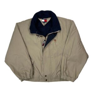 Tommy Hilfiger Jacket - Large Beige Polyester