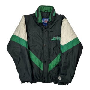 New York Jets Starter Nfl Jacket - Medium Black Nylon