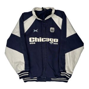 Chicago USA H&M Track Jacket - Medium Navy Cotton
