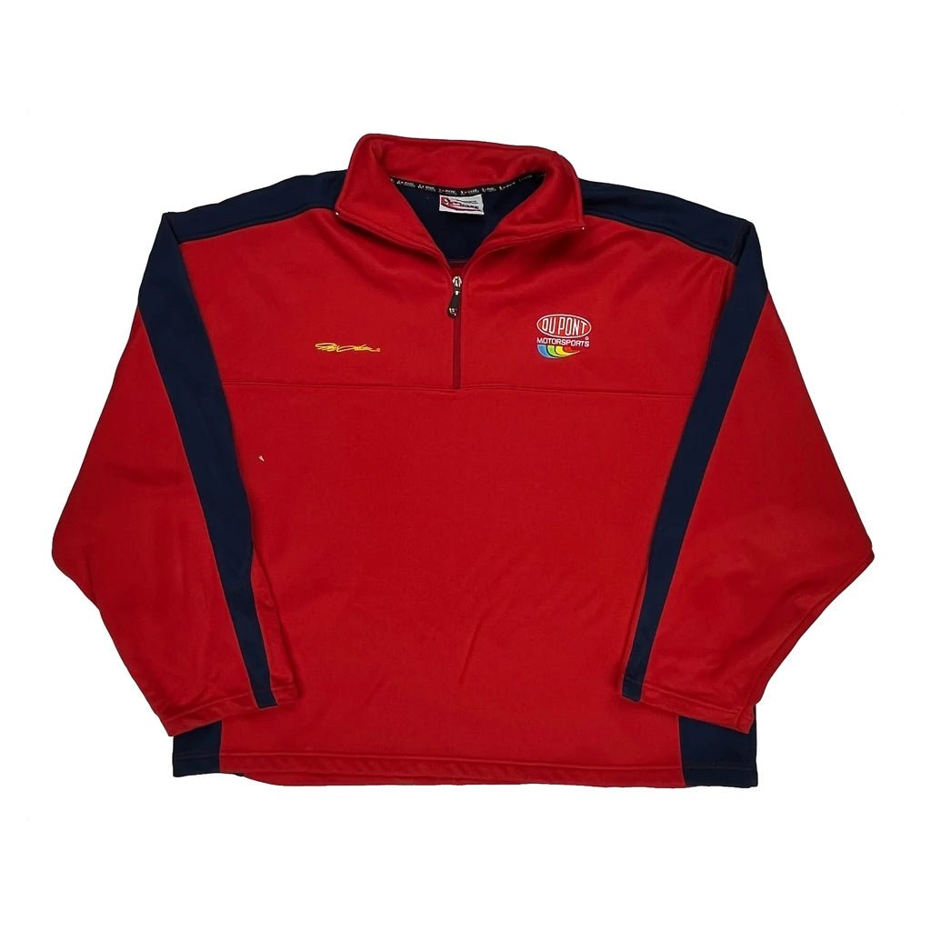Dupont Motorsports Chase Authentics Nascar 1/4 Zip - 2XL Red Polyester