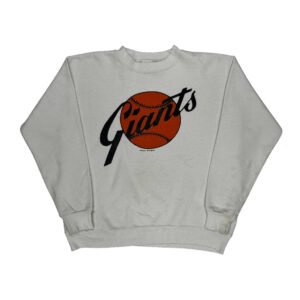 Giants Tultex Graphic Sweatshirt - Medium White Cotton