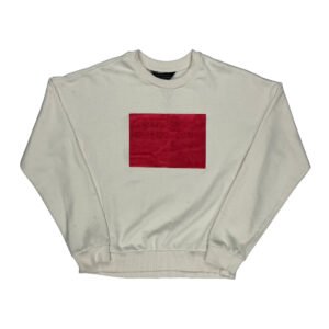 Armani Exchange Sweatshirt - Small Cream Cotton