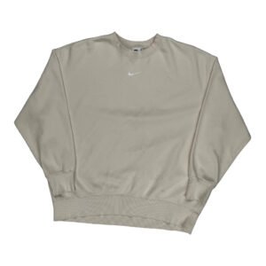 Nike Sweatshirt - Large Beige Cotton