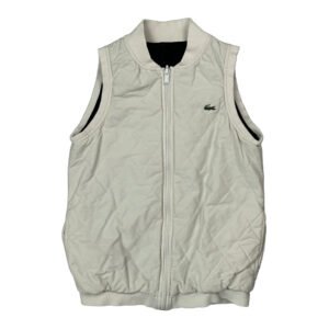 Lacoste Gilet - 2XS Cream Polyester
