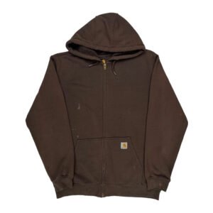 Carhartt Hoodie - Large Brown Cotton
