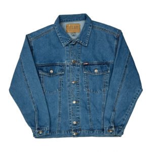 Gitano Denim Jacket - Large Blue Cotton