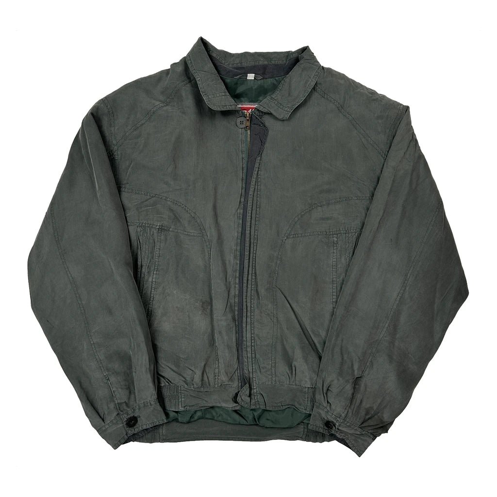 Henry Morell Bomber Jacket - XL Green Cotton
