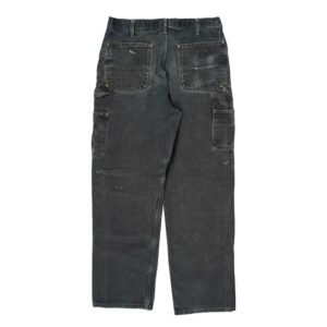 Carhartt Double Knee Carpenter Trousers - 32W 32L Black Cotton