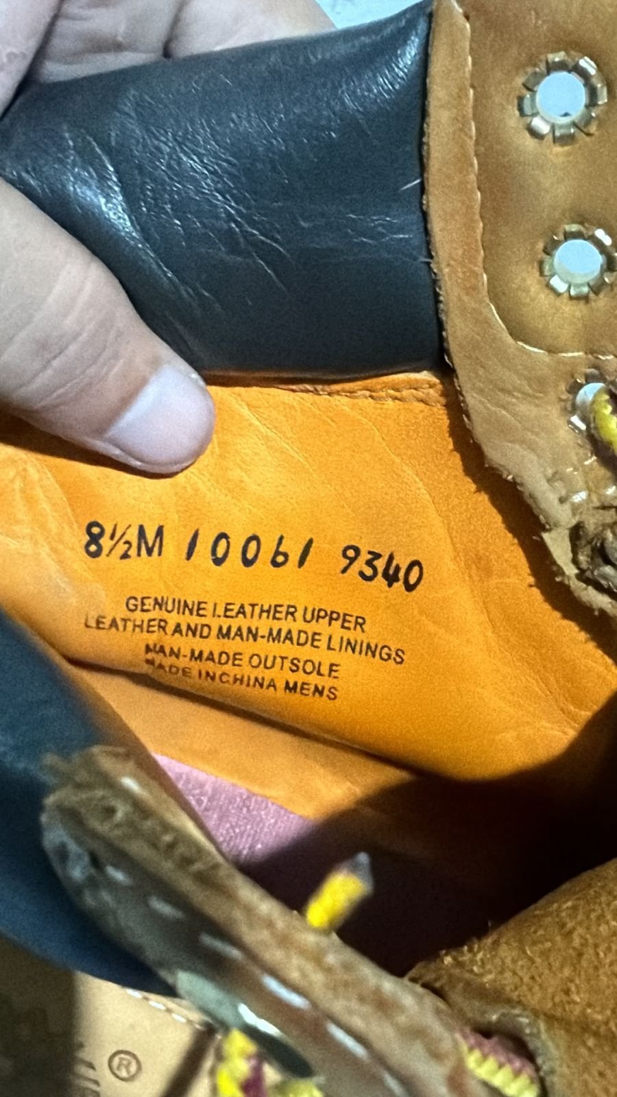 Authentic Timberland Premium 6-Inch Wheat Boots - Model 10061 - Men's Size 8.5 M - Image 5