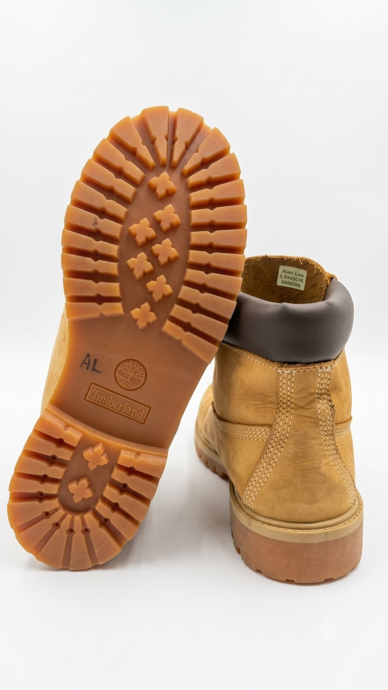 Authentic Timberland Premium 6-Inch Wheat Boots - Model 10061 - Men's Size 8.5 M - Image 2