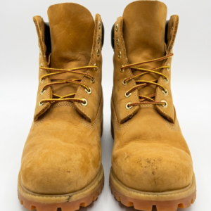 Authentic Timberland Premium 6-Inch Waterproof Boots - Model 10061 - Wheat/Tan - Men's Size 8.5 W