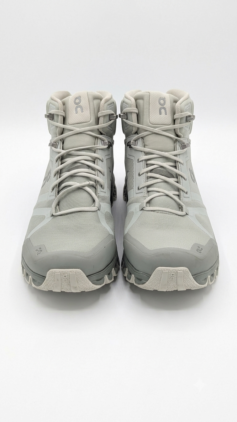 On Cloud Cloudrock Waterproof Women's Hiking Boots Size 10 W10 Grey Green - Image 4