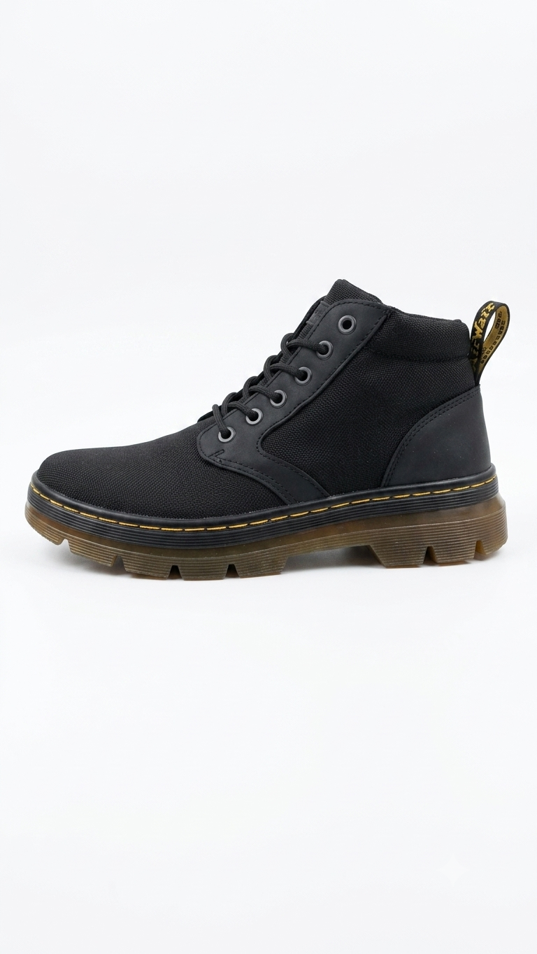 Martens Bonny Canvas Utility Boots Black Women's Size 7 US M 6 Men's 5 UK