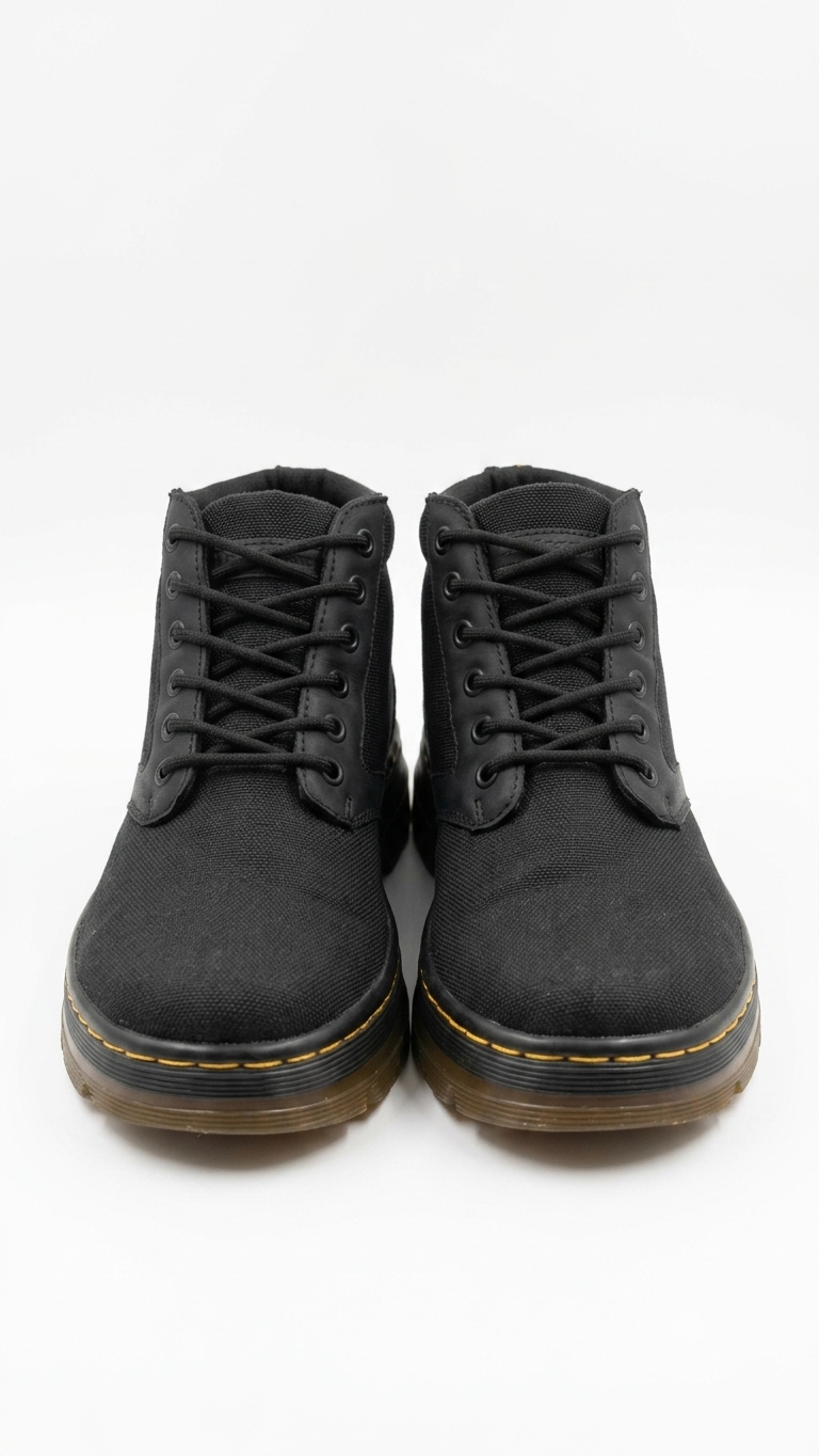 Martens Bonny Canvas Utility Boots Black Women's Size 7 US M 6 Men's 5 UK - Image 3