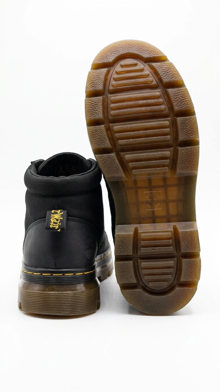 Martens Bonny Canvas Utility Boots Black Women's Size 7 US M 6 Men's 5 UK - Image 2