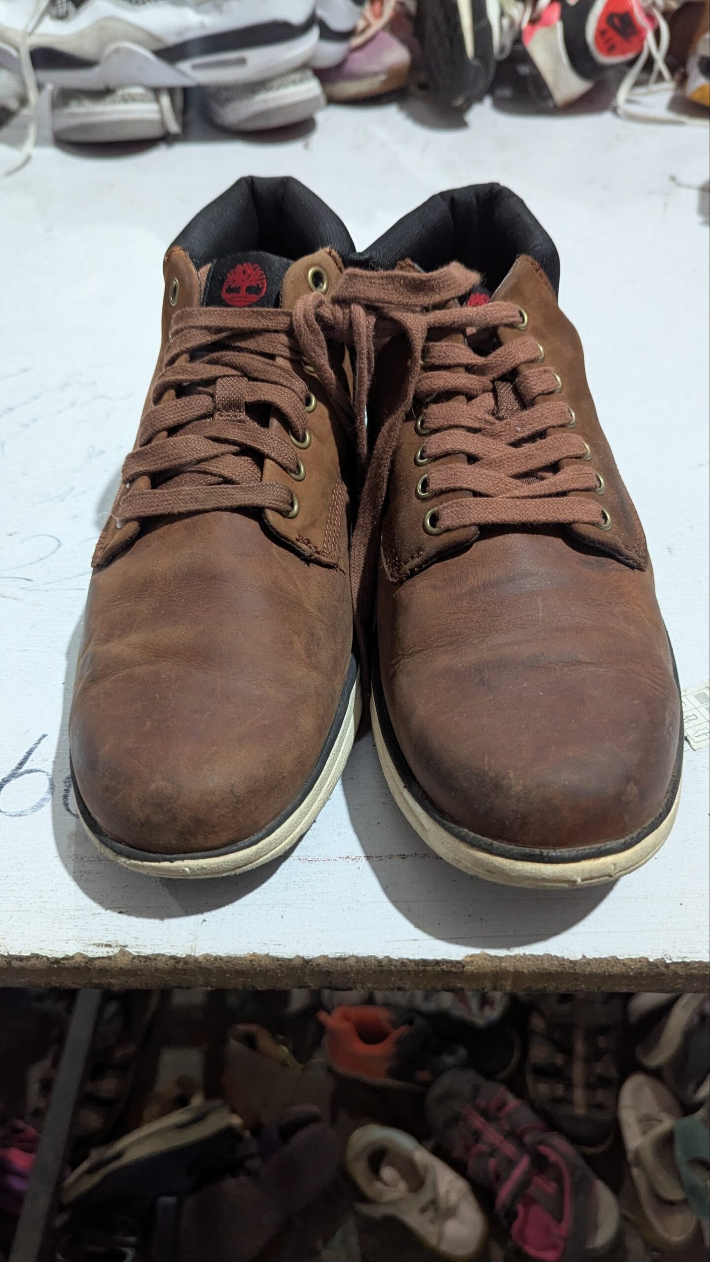 Vintage Timberland Boots Bundle (5 Pairs) - Leather & Nubuck Waterproof Mix Lot - Image 11