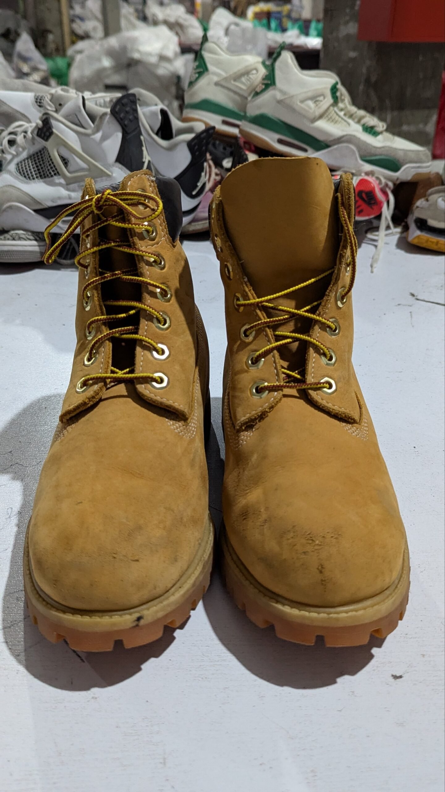 Timberland 6-Inch Premium Waterproof Wheat Boots Bundle 5 Pairs Reseller Lot - Image 7