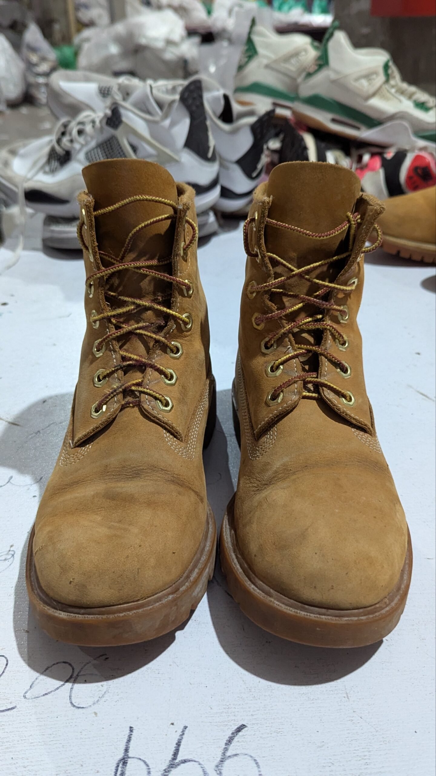 Timberland 6-Inch Premium Waterproof Wheat Boots Bundle 5 Pairs Reseller Lot - Image 6