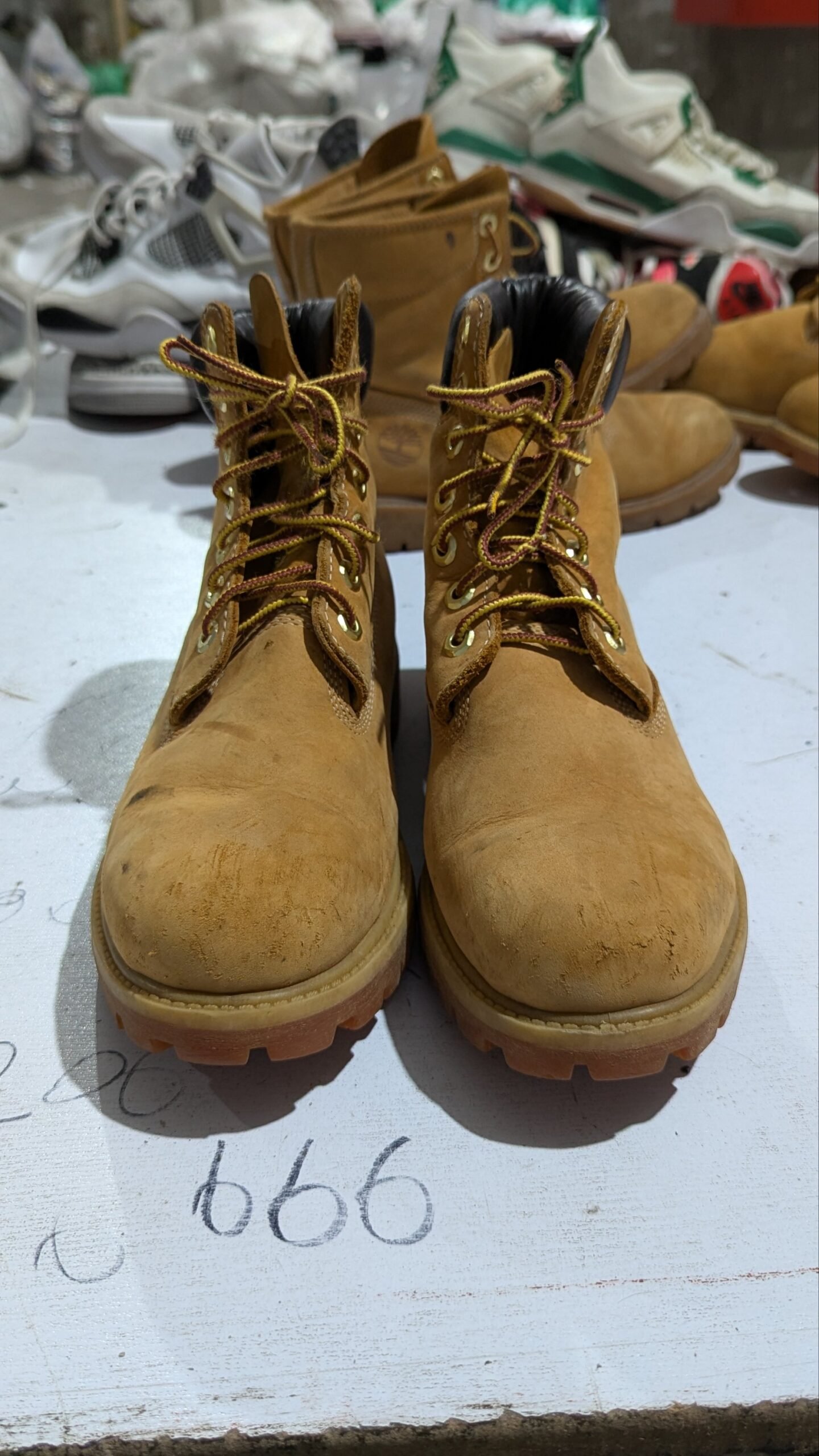 Timberland 6-Inch Premium Waterproof Wheat Boots Bundle 5 Pairs Reseller Lot - Image 8