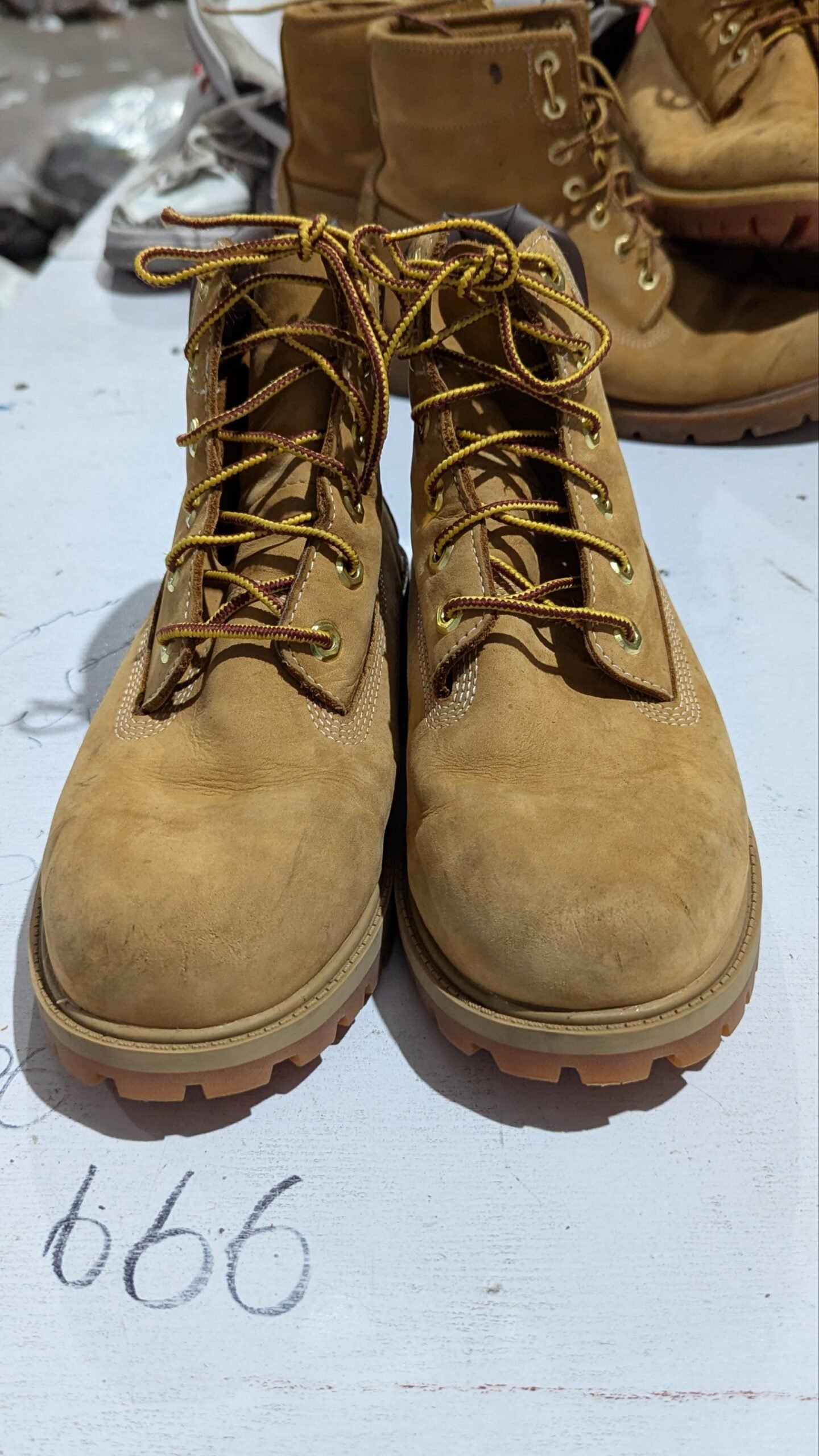 Timberland 6-Inch Premium Waterproof Wheat Boots Bundle 5 Pairs Reseller Lot - Image 4