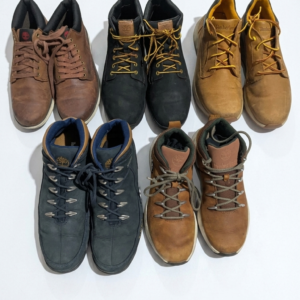Vintage Timberland Boots Bundle (5 Pairs) - Leather & Nubuck Waterproof Mix Lot